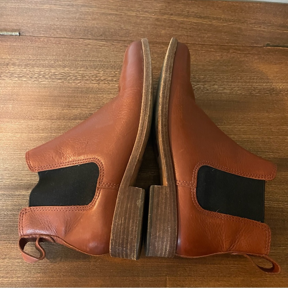 Madewell The Ainsley Chelsea Boots Leather Ankle Boot Women’s 7.5 Classic - Picture 3 of 5